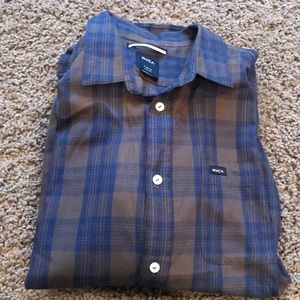 Men’s slim fit RVCA flannel